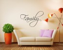 Quotes - Family Quote Wall Stickers Vinyl Family Lettering Wall Decal